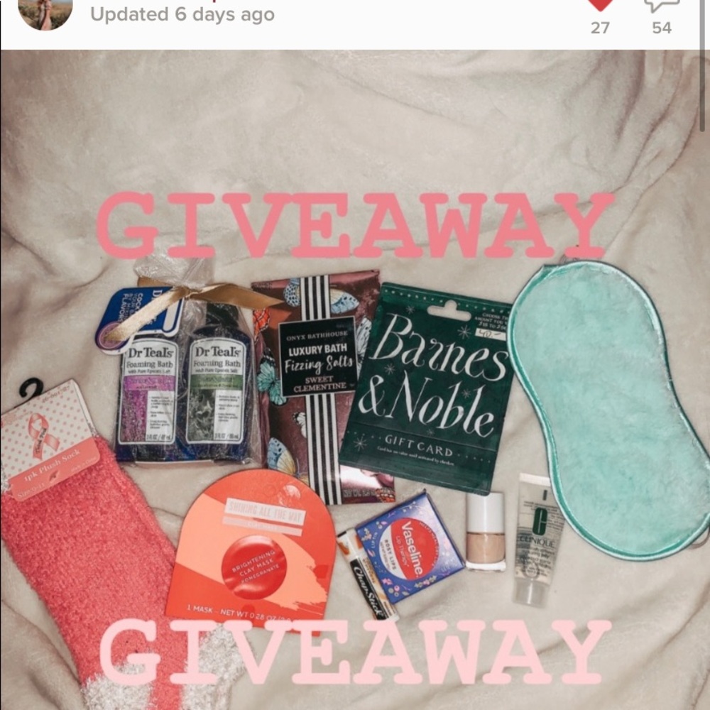 giveaway entry